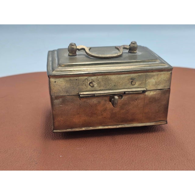 Art Deco Brass Betel Nut Box, 1920s For Sale - Image 4 of 7