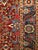 Vintage Persian Heriz Serapi Rug, Hand-Knotted Wool, All-Over Geometric Pattern, Red & Navy, 7x10 For Sale - Image 10 of 14