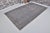 Turkish Vintage Distressed Turkish Oushak Rug in Slate Gray, Silver For Sale - Image 3 of 10