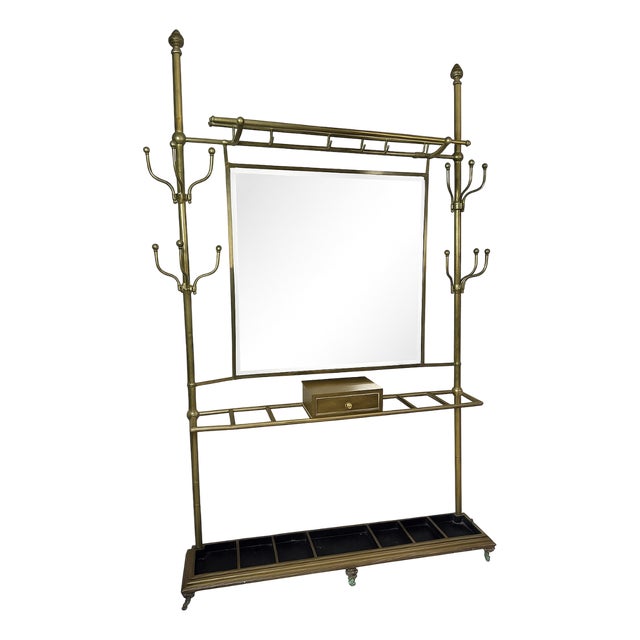 Brass Coat Hook, 1900s For Sale