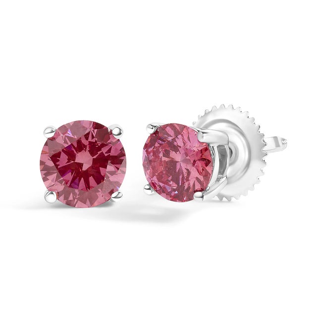 A timeless jewelry essential, these lab grown pink diamonds studs will bring unparalleled sparkle to your ears. These...