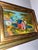 Paint A Mid-Century Oil Painting of a Coastal Village Scene. For Sale - Image 7 of 9