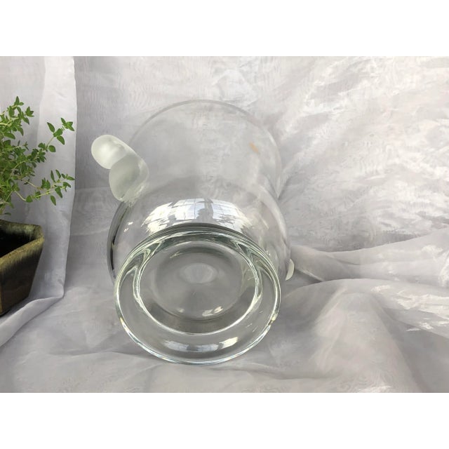 Hand Blown Glass Crystal Ice Bucket For Sale - Image 10 of 13