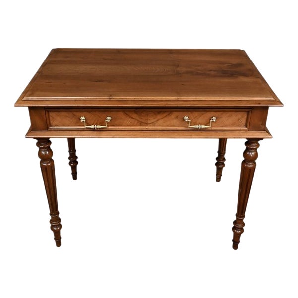 Vintage Louis XVI Style Walnut Desk, 1920 For Sale