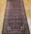 Persian Vintage Tabriz Long Runner, Hand-Woven Wool, All Over Herati Pattern, Navy & Ivory, 3x16 For Sale - Image 3 of 16