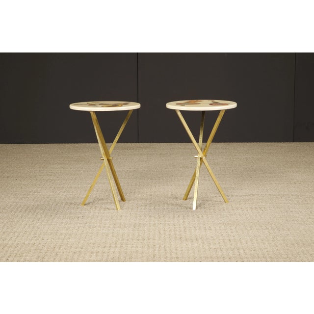 Piero Fornasetti Strumenti Musicali' Drinks / Side Tables by Piero Fornasetti, c 1970s, Signed For Sale - Image 4 of 12