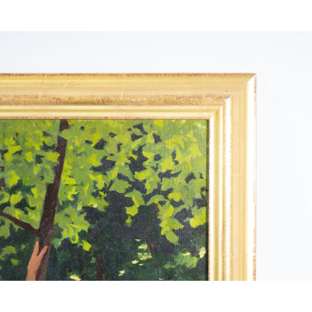 Figurative 1960 Oil on Canvas Painting Signed by Bruno Civitico For Sale - Image 3 of 10