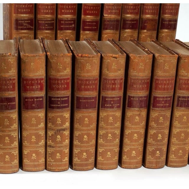 Victorian Charles Dickens, Works — 20-Volume Victorian Edition, Nathan Simon, New York, Circa 1900 For Sale - Image 3 of 11