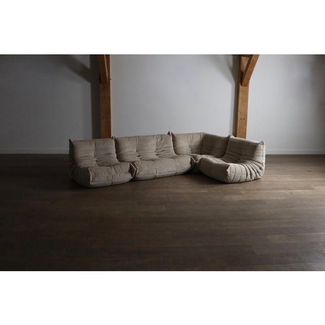 Togo Sofa by Michel Ducaroy for Ligne Roset, 1970s, Set of 4 For Sale - Image 12 of 12