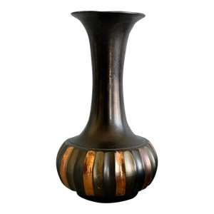 Vintage MCM Vase Brass & Copper