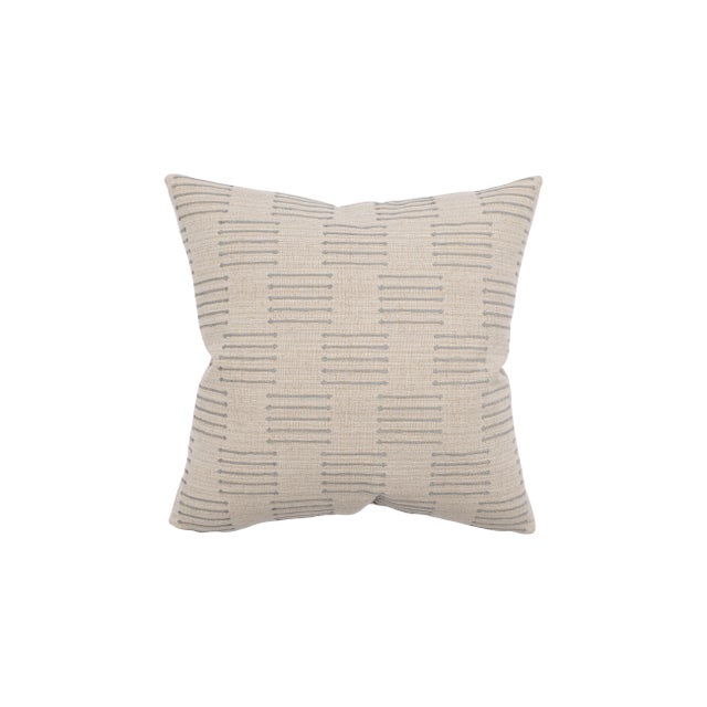 Transitional Bonez Aluminum 22x22 Pillow For Sale - Image 3 of 3