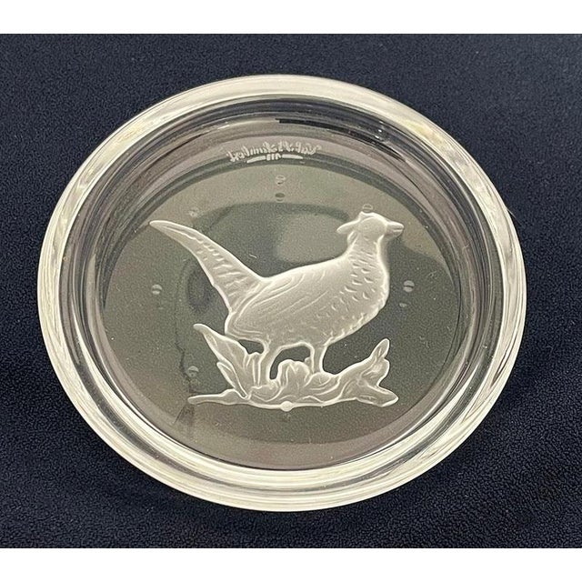 Crystal Cocktail Coasters from Val Saint Lambert, Set of 6 For Sale - Image 3 of 11