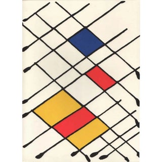 Calder Original Lithograph Dm05156 Derriere Le Miroir 1966 For Sale
