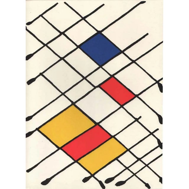Calder Original Lithograph Dm05156 Derriere Le Miroir 1966 For Sale