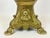 1920s Large French Brass Altar Candlestick, 1920s For Sale - Image 5 of 13