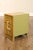 High Quality Vintage Hand-Painted Floral and Faux Bamboo Two-Door Cabinet Chest