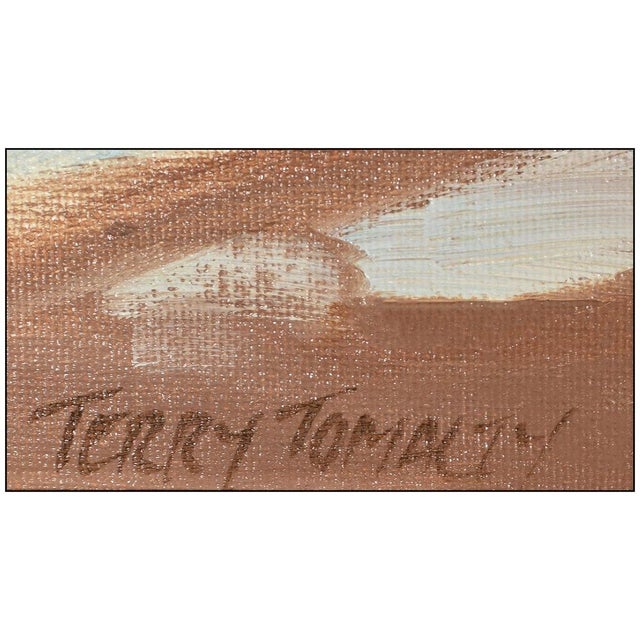 Contemporary Mid 20th Century Snowy Fields of Tranquility, Terry Tomalty For Sale - Image 3 of 4