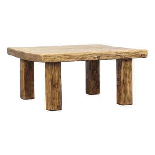 Vintage Rustic Farmhouse Coffee Table For Sale
