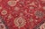 Shabby Chic Tabriz Red/Beige Wool Rug - 10'3'' X 13'2'' For Sale - Image 4 of 10