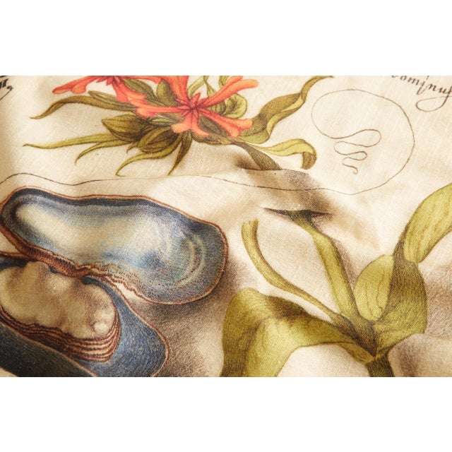 Illustration Botanical Mussel Tea Towel For Sale - Image 3 of 4