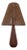 Mid-Century Danish Teak and Sisal Table Lamp, 1950s For Sale