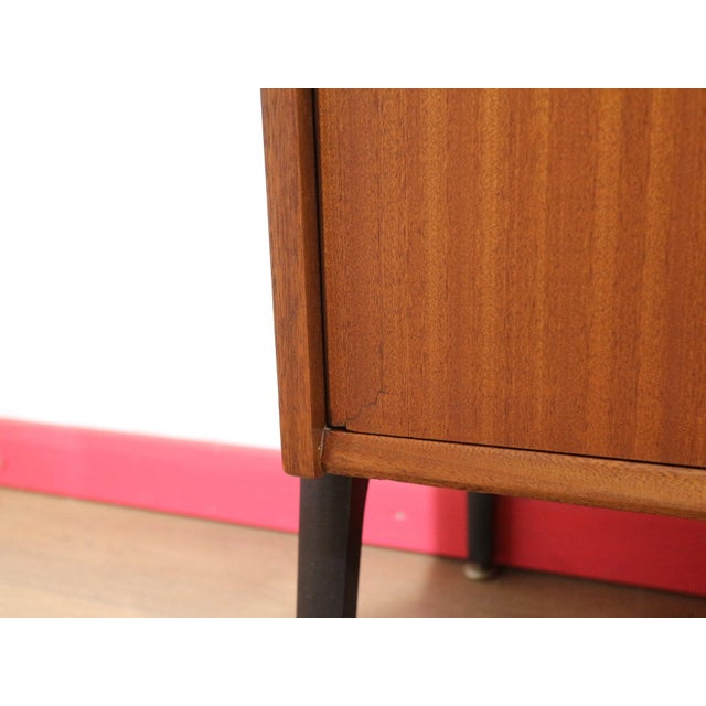 Mid Century Modern Vintage Teak Afromosia Credenza Buffet by Nathan Danish Style For Sale - Image 9 of 14