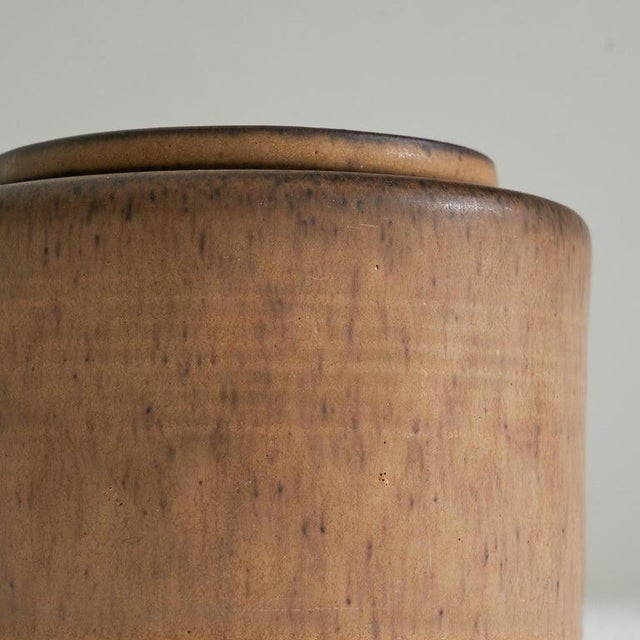 1960s Studio Pottery Stop Lidded Box by Meindert Zaalberg, 1962 For Sale - Image 5 of 10