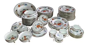 Dinner Service in Limoges Raynaud Porcelain, 1960s, Set of 58