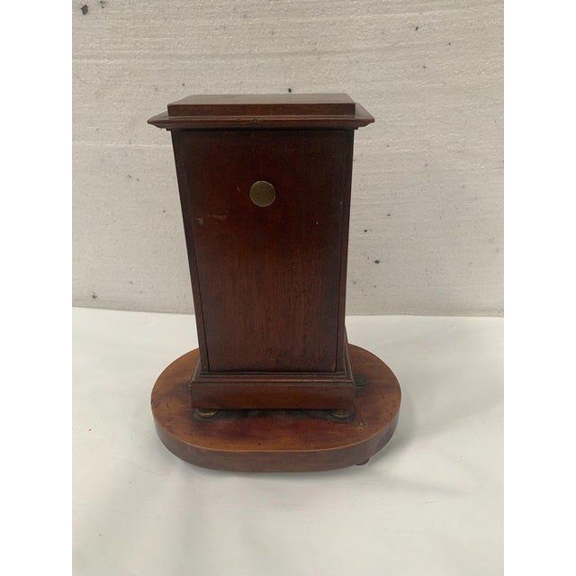Mahogany Clock with Wire Movement, 19th Century For Sale - Image 13 of 15
