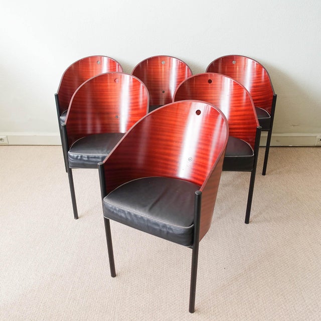 Costes Chairs by Philippe Starck for Driade, 1980s, Set of 6 For Sale - Image 17 of 17
