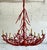 Vintage Coastal Coral Branch Chandelier For Sale - Image 9 of 12