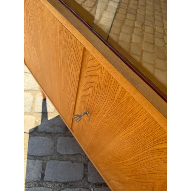Brown 602/D Display Cabinet in Ash by Franz Ehrlich for Hellerau For Sale - Image 8 of 11