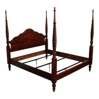 Ethan Allen British Classics Collection 'Montego' King Poster Bed For Sale