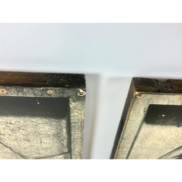 Black Brutalist Stations of the Cross, Print on Board, 1960s, Set of 3 For Sale - Image 8 of 15