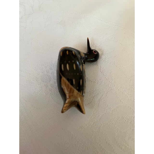 2000 - 2009 2000s Hand Craft Water Bird, Buffalo Horn For Sale - Image 5 of 9