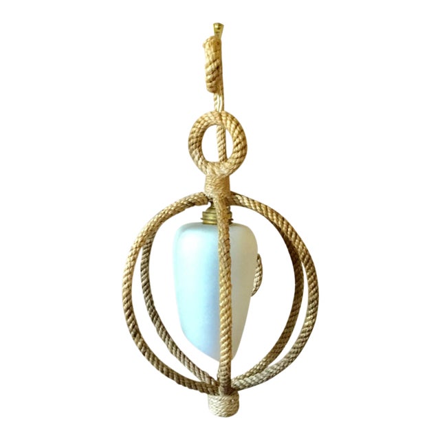 Audoux Minet Rope Sconce Sphere For Sale