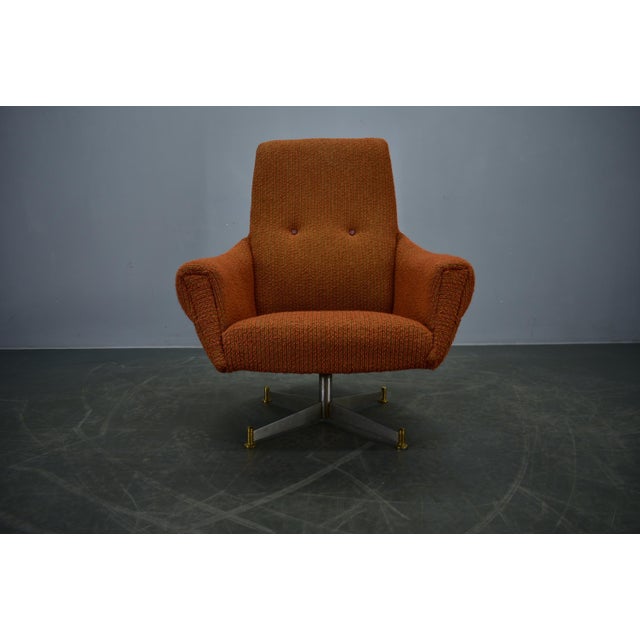 Mid-Century Swivel Chair, Italy, 1969s For Sale - Image 6 of 18
