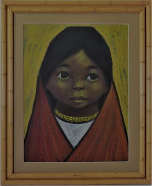 Arturo Nieto, Otavalo Girl, Circa 1960