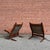 Pair of 1970s “Siesta” lounge chairs designed by Ingmar Relling for Westnofa, Norway. Rosewood bentwood frames paired with...