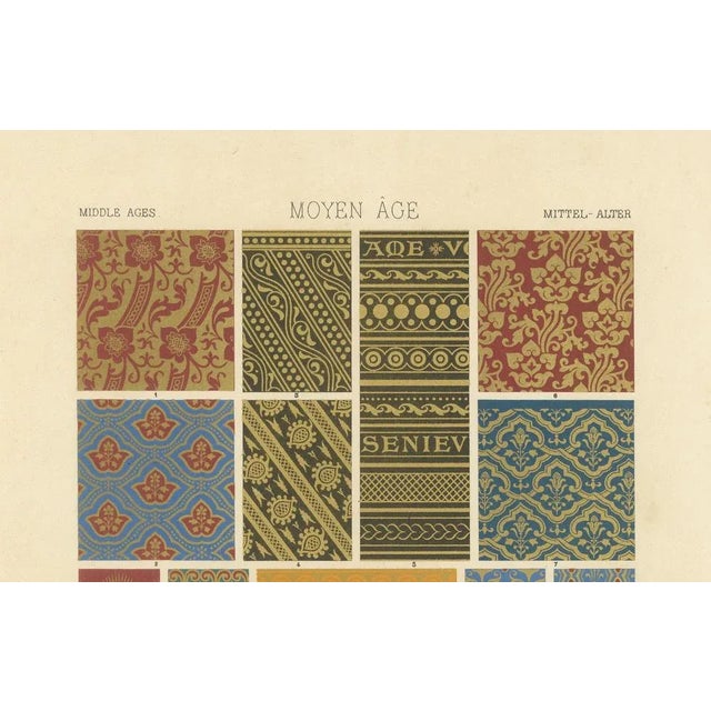 Firmin-Didot after Albert Racinet, XLVII of L’Ornement Polychrome, 1869, Paper For Sale - Image 4 of 10