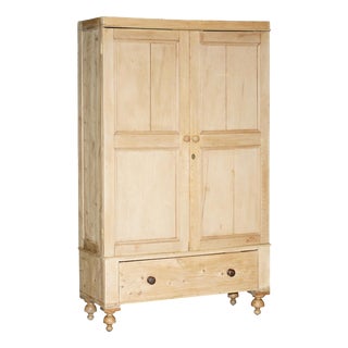 Large Antique Victorian Oak Housekeepers Cabinet, 1840 For Sale