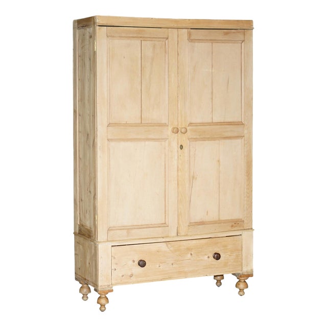 Large Antique Victorian Oak Housekeepers Cabinet, 1840 For Sale