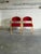 Beautiful pair of vintage Danish modern dining chairs manufactured by Duba, Denmark in 1999. These sculptural Scandinavian...