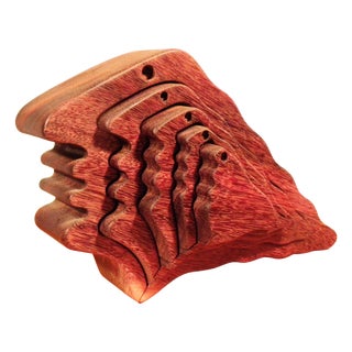 Mid-Century Modern 3D Silhouette Wood Sculpture For Sale