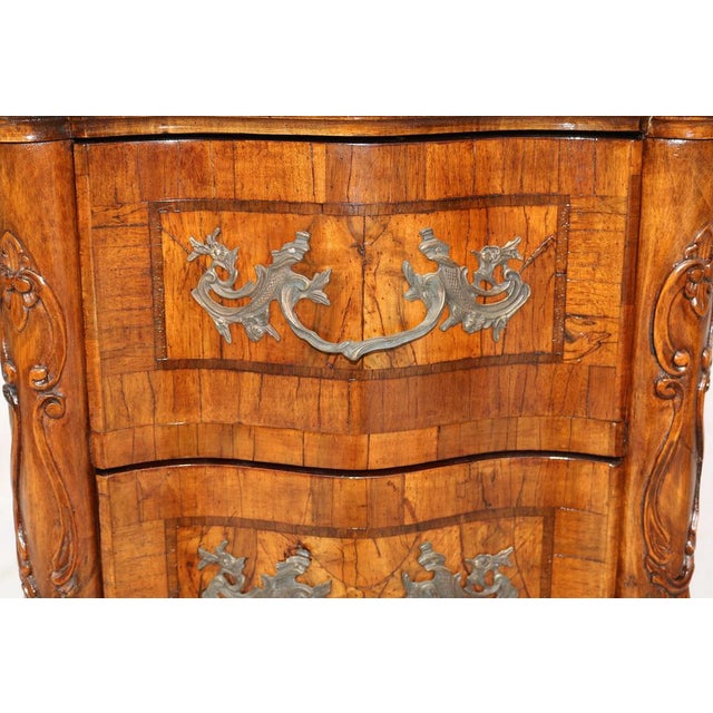 Chippedal Bedside Tables in Wood, 1970s, Set of 2 For Sale - Image 4 of 17