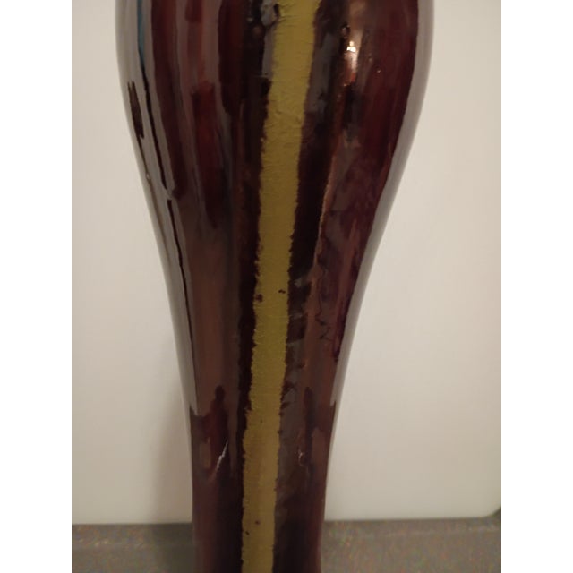 1960s F-044 Burgandy & Gold For Sale - Image 4 of 9