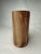 Vintage Frenc;h Country Faux Bois Ceramic Vase, Brown & Cream For Sale In Houston - Image 6 of 9