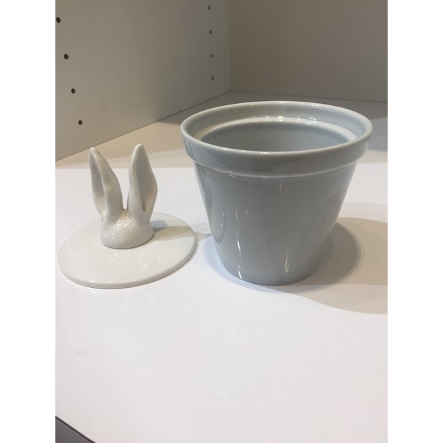 Imm Carousel Ceramic Rabbit Ears Jar Chairish