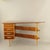 Freestanding desk from the 1960s with drawers and open shelf compartments. The desk is in good, original condition...