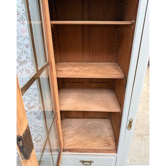 Large Art Nouveau Wardrobe in Sapelli and Beech, 1890s For Sale - Image 16 of 18